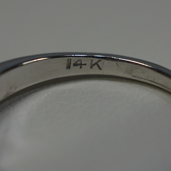 14KW Gold Genuine Diamond Cluster Ring - Picture 4 of 5